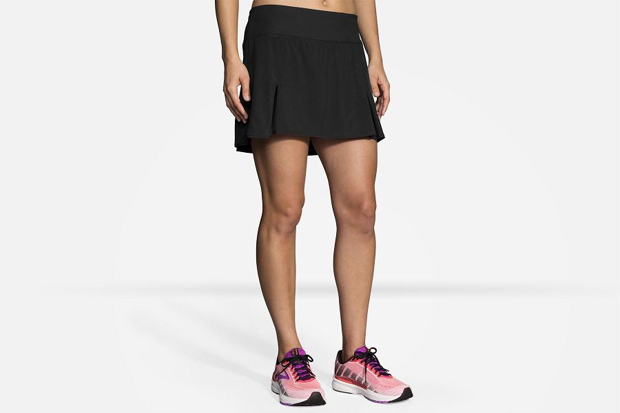 Brooks Chaser Women Athletic Wear & Running Skirts Black AKG589243